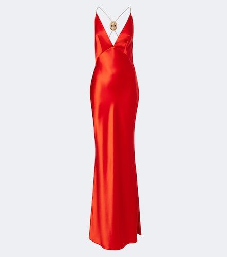 Retrofête Abito lungo Arianell in satin - Retrofete - Modalova