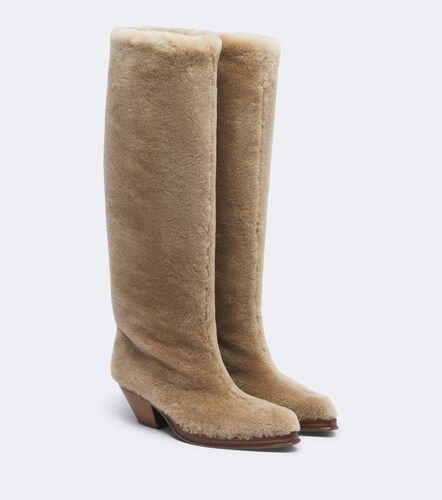 Waite shearling knee-high boots - Gabriela Hearst - Modalova