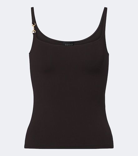 Top de crepé de jersey con Horsebit - Gucci - Modalova