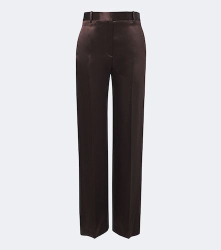 Pantalones anchos de satén de seda - Tom Ford - Modalova