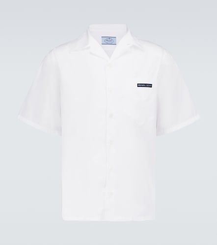 Camisa bowling de popelín de algodón - Prada - Modalova