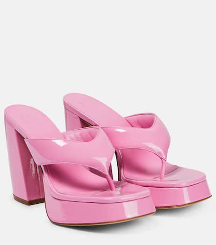 Patent leather platform sandals - Gia Borghini - Modalova