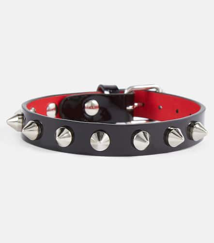 Loubilink embellished leather bracelet - Christian Louboutin - Modalova