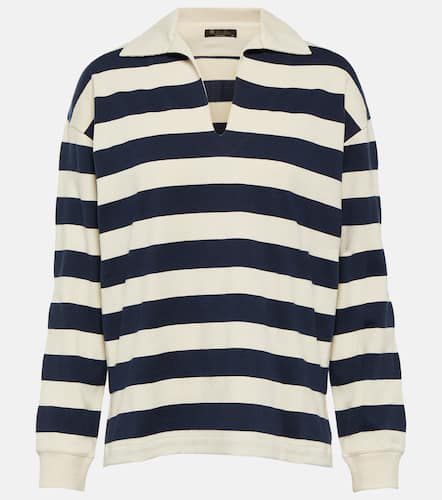 Striped cotton polo sweatshirt - Loro Piana - Modalova