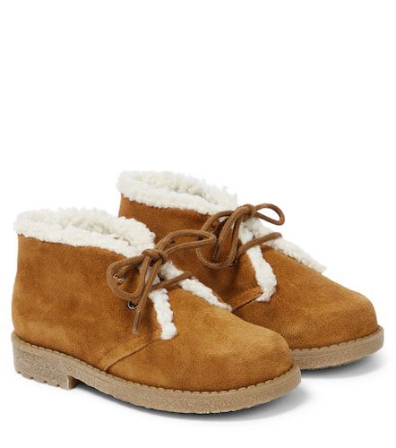 PÃ¨PÃ¨ Shearling-lined suede desert boots - PePe - Modalova