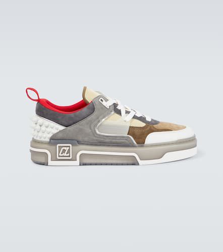 Astroloubi leather and suede sneakers - Christian Louboutin - Modalova