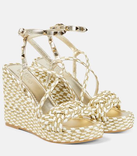 Rockstud espadrille wedges - Valentino Garavani - Modalova