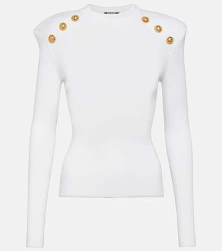 Balmain Embellished knit sweater - Balmain - Modalova