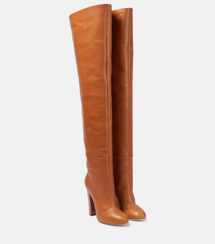 Leather knee-high boots - Giambattista Valli - Modalova