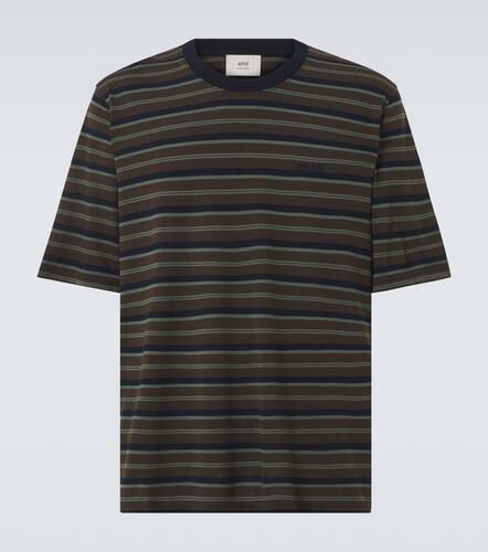 Ami Paris Striped T-shirt - Ami Paris - Modalova