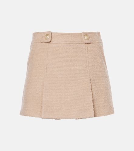 Minigonna in misto lana e seta bouclé - Tom Ford - Modalova
