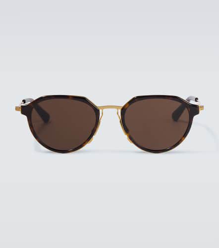 Runde Sonnenbrille Panthos - Bottega Veneta - Modalova