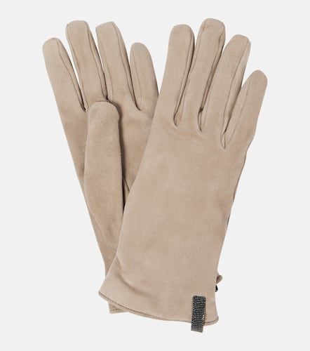 Brunello Cucinelli Suede gloves - Brunello Cucinelli - Modalova