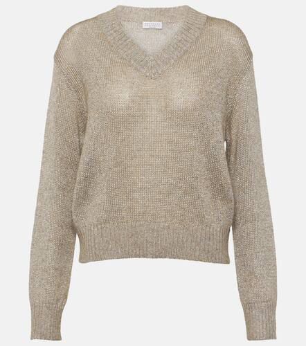 Brunello Cucinelli V-neck sweater - Brunello Cucinelli - Modalova