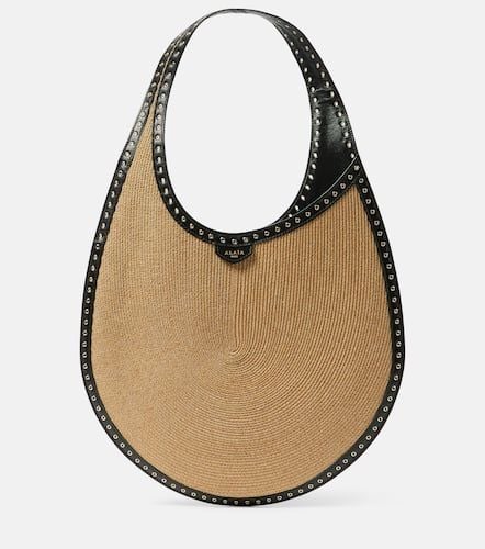 AlaÃ¯a One Piece Medium paper straw shoulder bag - Alaia - Modalova