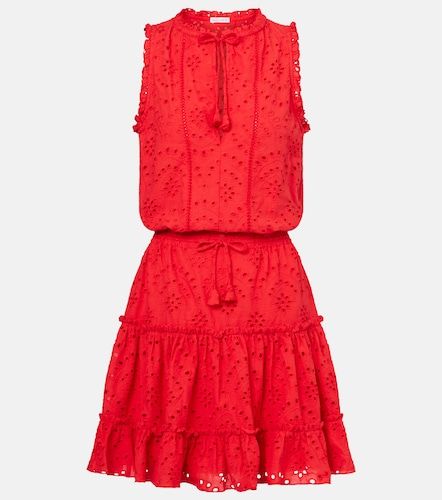 Vestido corto Clara de algodón - Poupette St Barth - Modalova