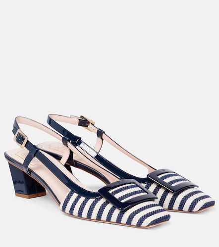 Belle Vivier 45 canvas slingback pumps - Roger Vivier - Modalova