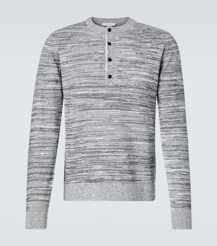 Camicia Henley in misto cotone e lino - JW Anderson - Modalova