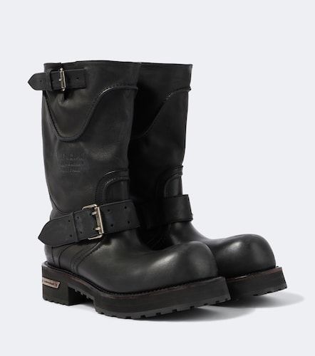 Venom leather biker boots - Balenciaga - Modalova
