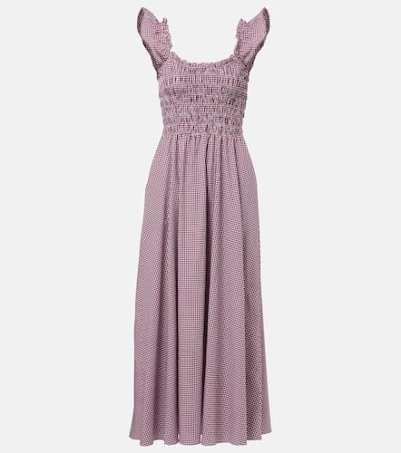 Eudora shirred cotton-blend maxi dress - Faithfull - Modalova