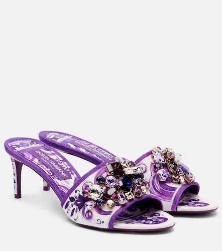 Dolce&Gabbana Mules Majolica 60 - Dolce&Gabbana - Modalova