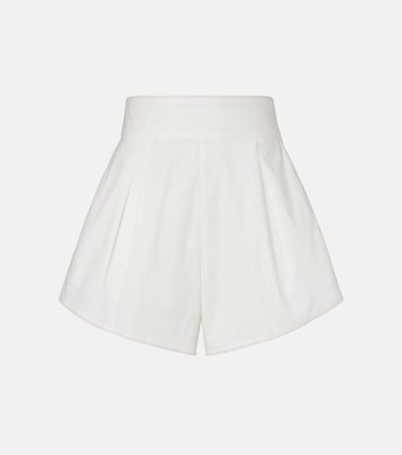 Shorts Solid de algodón plisados - Adriana Degreas - Modalova
