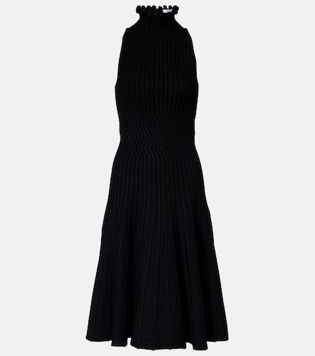 Alaïa Abito midi in maglia a coste - Alaia - Modalova