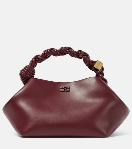 Bou Small leather top-handle bag - Ganni - Modalova