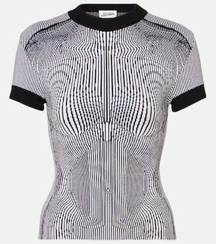 Top Morphing Pinstripe en jacquard - Jean Paul Gaultier - Modalova