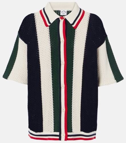 Reverie Chino striped open-knit cotton shirt - The Upside - Modalova