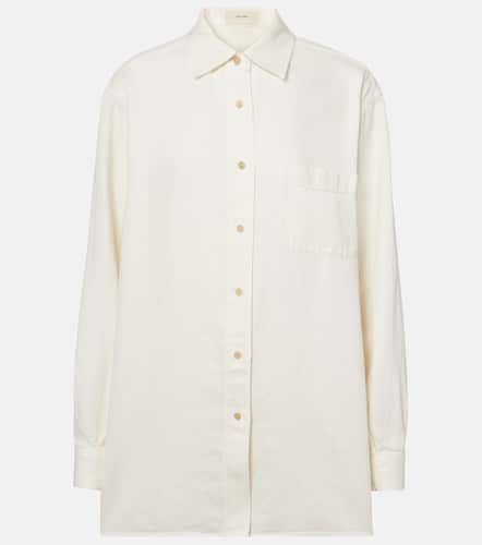 Nesson oversized linen denim shirt - The Row - Modalova