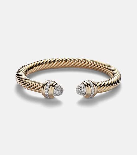 Pulsera Classic Cablespira® de oro de 18 ct con diamantes - David Yurman - Modalova