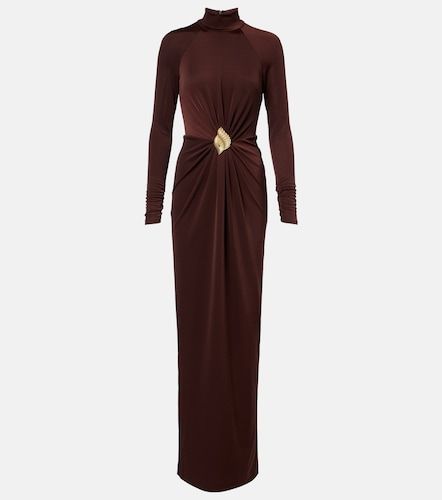 Embellished gathered jersey gown - Rebecca Vallance - Modalova