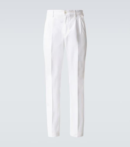 Pantalones rectos de algodón y cachemir - Dunhill - Modalova