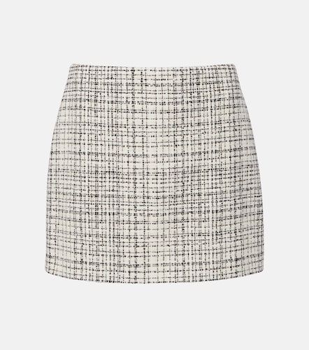 Minifalda de tweed en mezcla de algodón - Valentino Garavani - Modalova