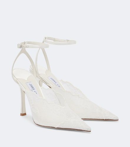 Sposa – Pumps slingback Faiz in pizzo e pelle - Jimmy Choo - Modalova
