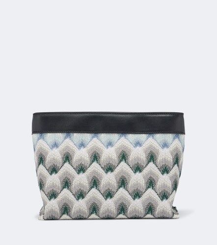 Missoni Pouch Mini de lamé y piel - Missoni - Modalova