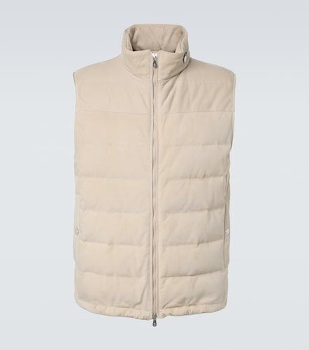 Chaleco de plumas de ante - Brunello Cucinelli - Modalova