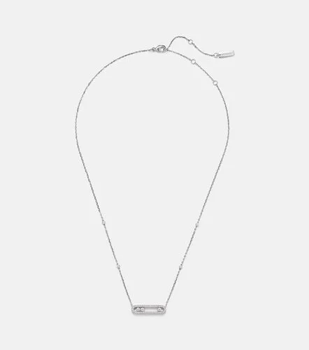 Baby Move 18kt white gold necklace with diamonds - Messika - Modalova