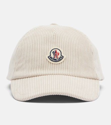 Moncler Logo corduroy baseball cap - Moncler - Modalova