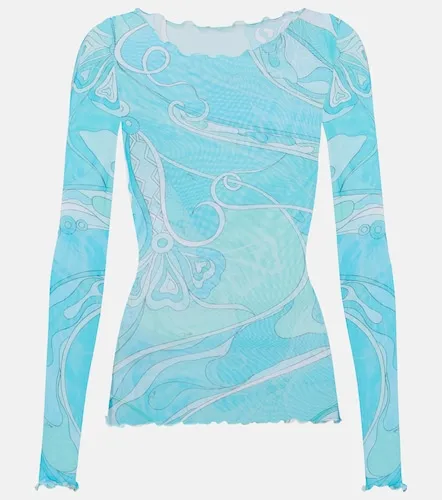 Pucci Orchidee sheer top - Pucci - Modalova