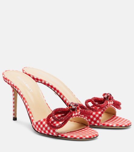 Mules Double Bow 85 a cuadros vichy - Mach & Mach - Modalova