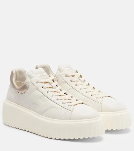 H-Stripes leather platform sneakers - Hogan - Modalova
