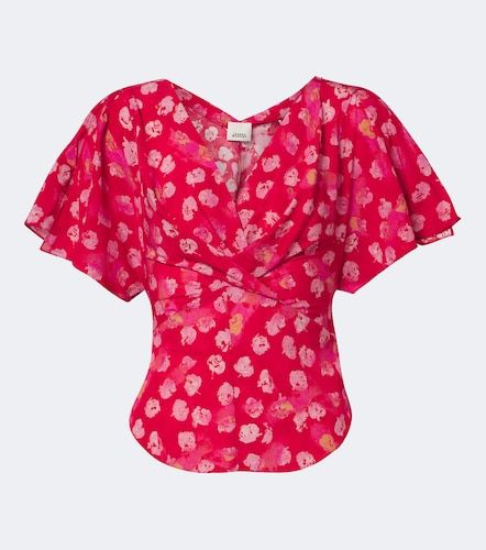 Faljane floral silk-blend top - Isabel Marant - Modalova