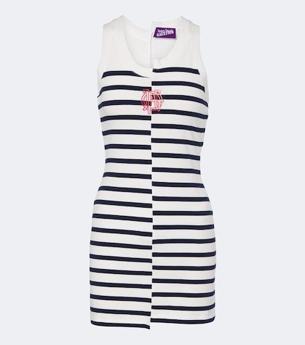 Abito corto in jersey di misto cotone a righe - Jean Paul Gaultier - Modalova