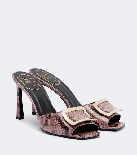 Mules Trompette de piel grabada - Roger Vivier - Modalova