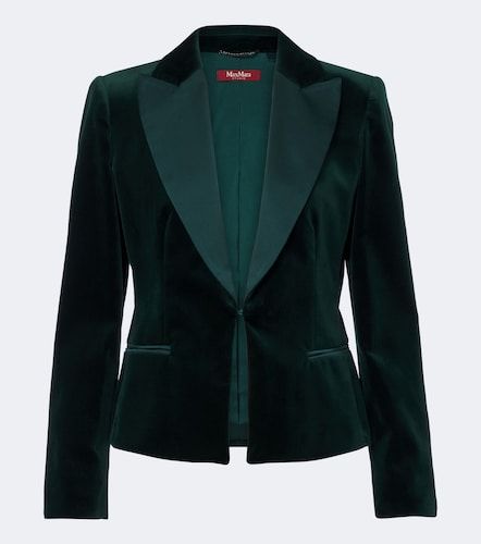Blazer Elegante de terciopelo de algodón - Max Mara - Modalova