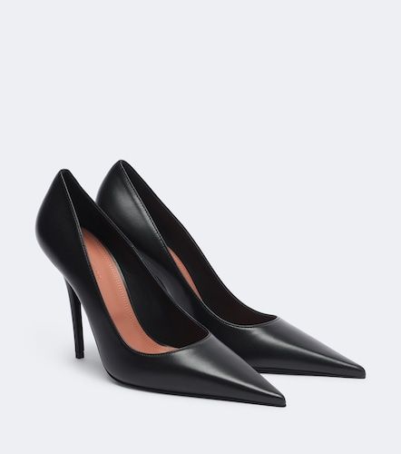 Amina Muaddi Barbara leather pumps - Amina Muaddi - Modalova