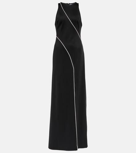 Crystal embellished jersey gown - Galvan - Modalova