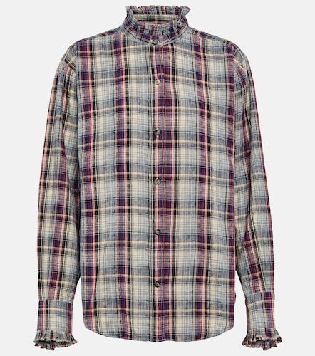 Camicia Saoli in cotone e lino a quadri - Marant Etoile - Modalova